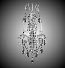 American Brass & Crystal WS2082-A-01G-PI - 2 Light Finisterra with draping Empire Wall Sconce
