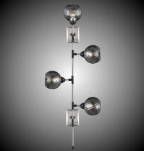 American Brass & Crystal WS3360-4-32G - 4 Light Magro Globe Wall Sconce