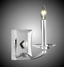 American Brass & Crystal WS5381-35S-36G-ST - 1 Light Kensington Wall Sconce