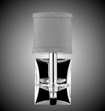American Brass & Crystal WS5481-37G-ST-GL - 1 Light Kensington Wall Sconce with Shade