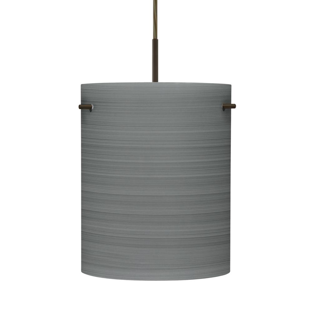 Besa Tamburo 8 Pendant, Titan, Bronze Finish, 1x11W LED