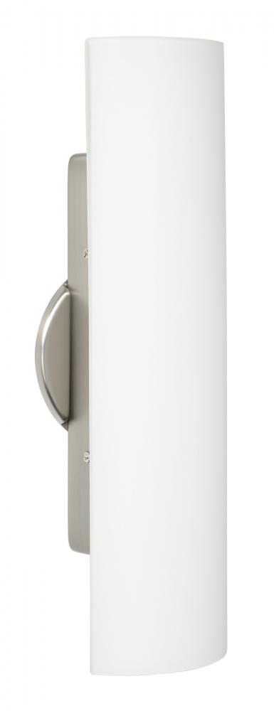 Besa Wall Darci 16 Satin Nickel Opal Matte 1x5W LED