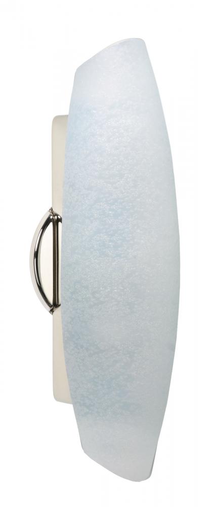 Besa Wall Aero 16 Polished Nickel Stucco 1x5W LED