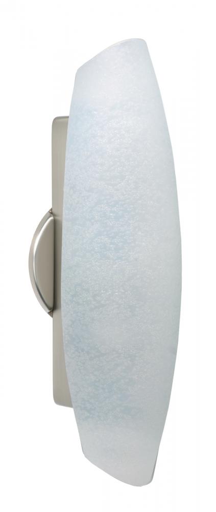 Besa Wall Aero 16 Satin Nickel Stucco 2x60W A15