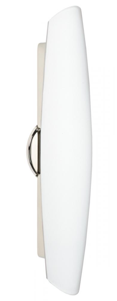 Besa Wall Aero 21 Polished Nickel Opal Matte 2x5W LED