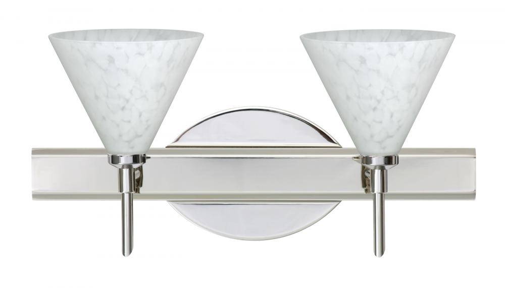 Besa Wall Kani Chrome Carrera 2x5W LED