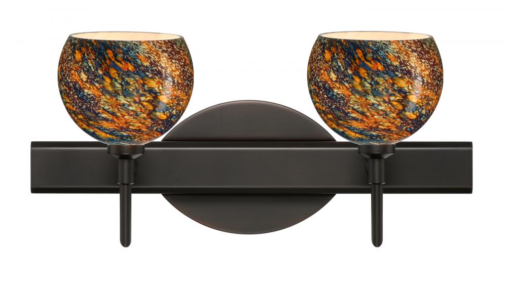 Besa Wall Palla 5 Bronze Ceylon 2x5W LED
