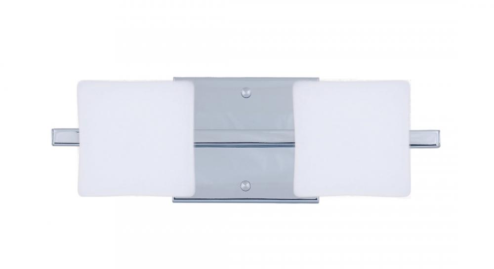 Besa Wall Alex Chrome Opal Matte 2x5W LED