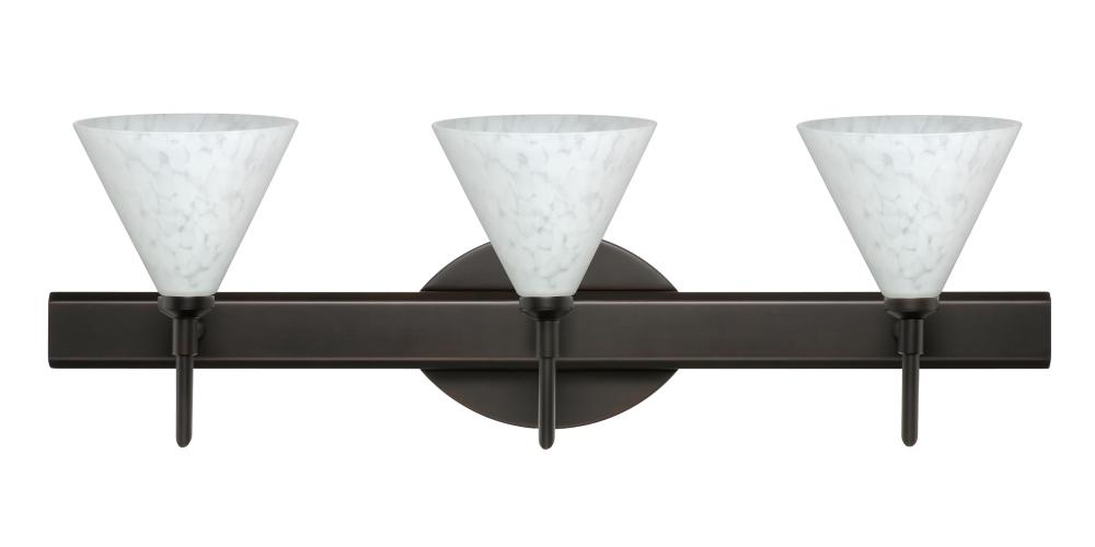 Besa Wall Kani Bronze Carrera 3x5W LED