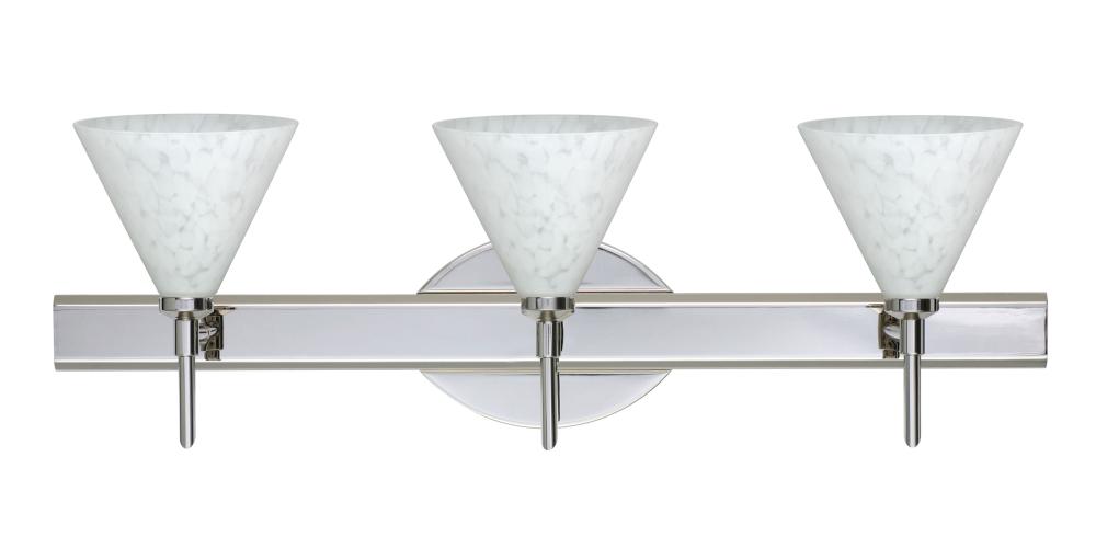 Besa Wall Kani Chrome Carrera 3x5W LED