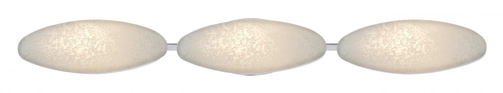 Besa Wall Aero Chrome Stucco 3x5W LED