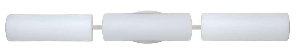 Besa Wall Baaz Satin Nickel Opal Matte 3x5W LED