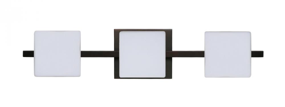 Besa Wall Alex Bronze Opal Matte 3x5W LED