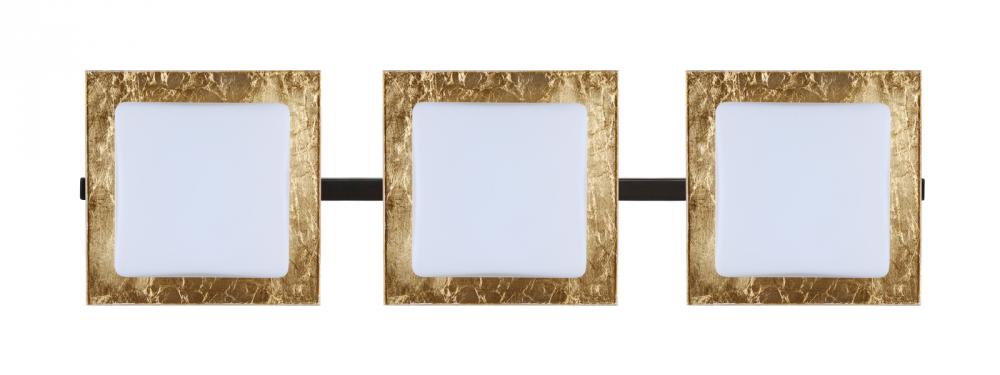 Besa Wall Alex Bronze Opal/Gold Foil 3x5W LED