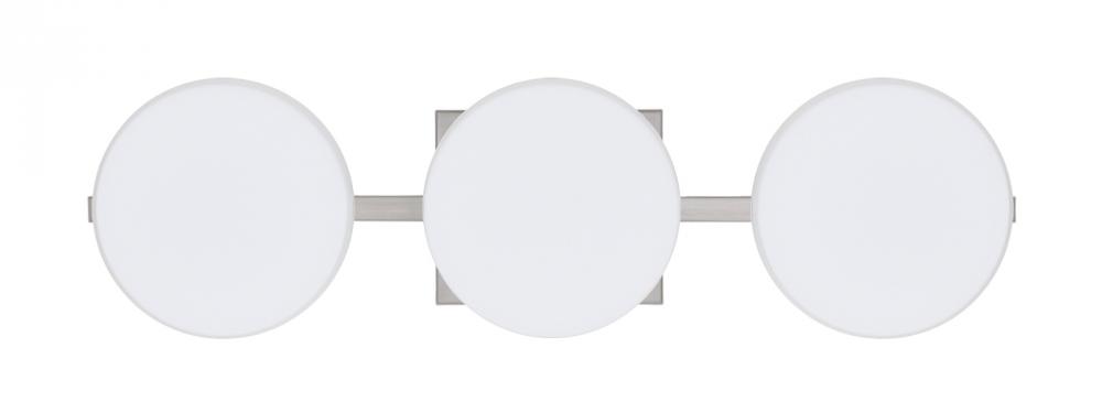 Besa Wall Ciro Satin Nickel Opal Matte 3x50W G9