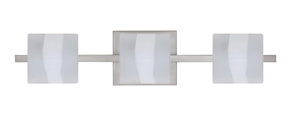 Besa Wall Paolo Satin Nickel Opal Frost 3x50W G9
