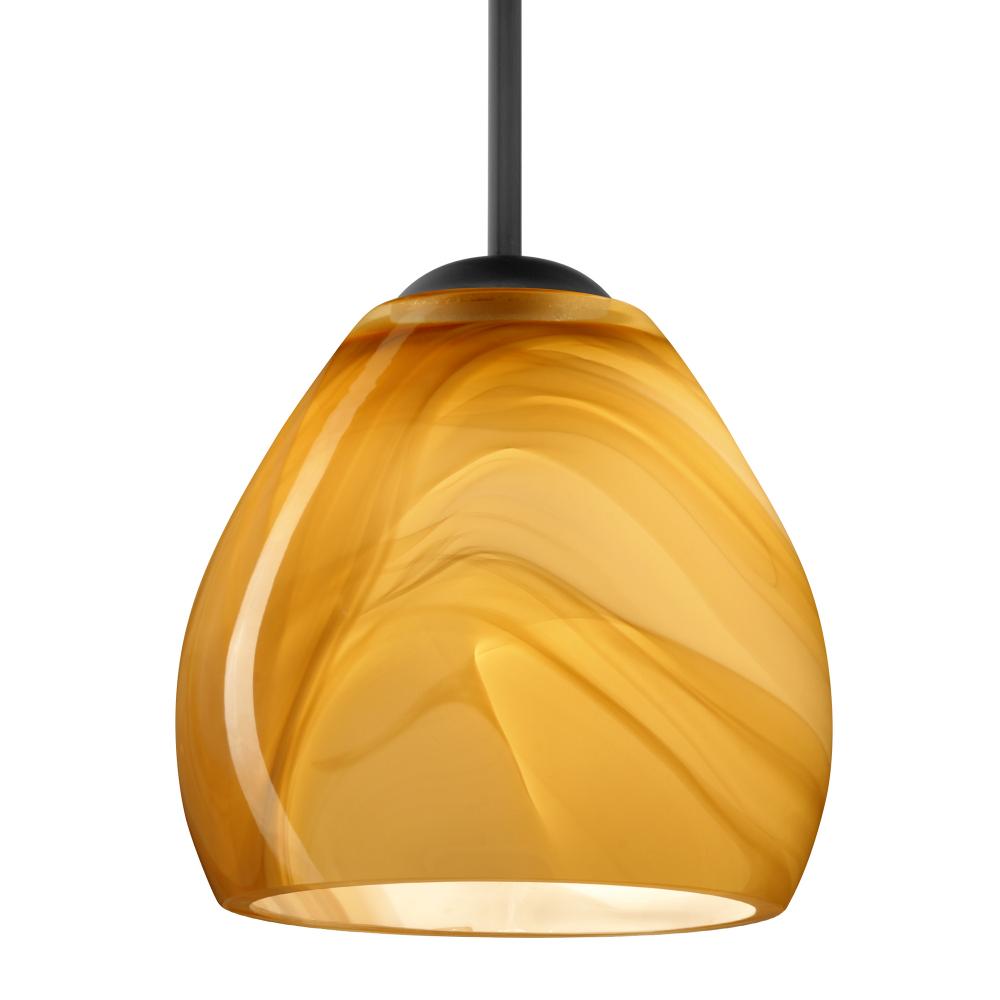 Besa Bolla LED Pendant For Multiport Canopy Honey Black 1x9W LED