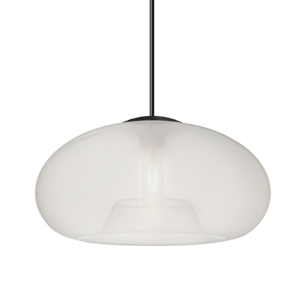 Besa Pendant For Multiport Canopy Bana 15 Black Frost 1x8W LED Filament
