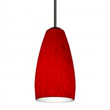 Besa Lighting 1BT-1509RC-LED-BK - Besa Chrissy Pendant Black Red Cloud 1x9W LED
