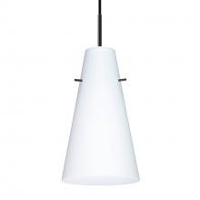 Besa Lighting 1JC-412407-LED-BK - Besa Cierro LED Pendant Opal Matte Black 1x9W LED