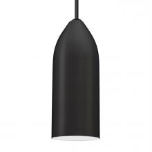 Besa Lighting 1JC-LINDWH-LED-BK - Besa, Lindy Cord Pendant, White, Satin Nickel Finish, 1x9W LED