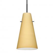Besa Lighting 1JT-4124VM-LED-BK - Besa Cierro LED Pendant Vanilla Matte Black 1x9W LED