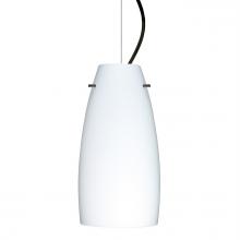 Besa Lighting 1KX-151207-LED-BK - Besa Tao 10 LED Cable Pendant Opal Matte Black 1x9W LED