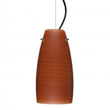 Besa Lighting 1KX-1512CH-LED-BK - Besa Tao 10 LED Cable Pendant Cherry Black 1x9W LED