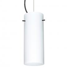 Besa Lighting 1KX-412307-LED-BK - Besa Stilo 10 LED Cable Pendant Opal Matte Black 1x9W LED