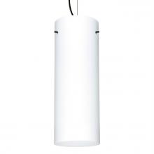 Besa Lighting 1KX-412807-LED-BK - Besa Stilo 18 LED Pendant Opal Matte Black 1x11W LED