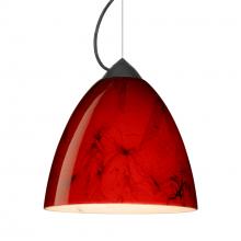Besa Lighting 1KX-4470MA-LED-BK - Besa Vila Cable Pendant Black Magma 1x9W LED