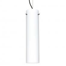 Besa Lighting 1KX-722407-LED-BK - Besa Stilo 16 LED Pendant Opal Matte Black 1x9W LED