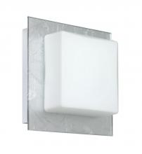 Besa Lighting 1WS-7735SF-CR - Besa Wall Alex Chrome Opal/Silver Foil 1x50W G9