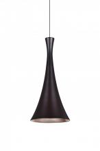 Besa Lighting 1XT-RONDO-LED-BR - Besa, Rondo Cord Pendant, Bronze Finish, 1x9W LED