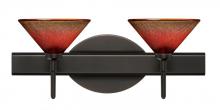 Besa Lighting 2SW-117681-LED-BR - Besa Wall Kona Bronze Sunset 2x5W LED