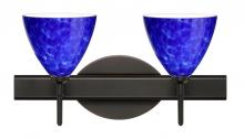 Besa Lighting 2SW-177986-LED-BR - Besa Wall Mia Bronze Blue Cloud 2x5W LED