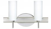 Besa Lighting 2SW-440307-LED-CR - Besa Wall Copa 3 Chrome Opal Matte 2x5W LED