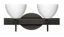 Besa Lighting 2SW-467907-BR - Besa Wall Brella Bronze White 2x40W G9