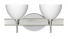 Besa Lighting 2SW-467907-LED-CR - Besa Wall Brella Chrome White 2x5W LED