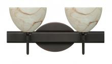 Besa Lighting 2SW-467983-LED-BR - Besa Wall Brella Bronze Mocha 2x5W LED