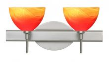 Besa Lighting 2SW-4679SL-LED-SN - Besa Wall Brella Satin Nickel Solare 2x5W LED