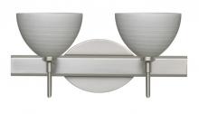 Besa Lighting 2SW-4679TN-LED-SN - Besa Wall Brella Satin Nickel Titan 2x5W LED