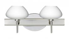 Besa Lighting 2SW-541007-LED-CR - Besa Wall Peri Chrome Opal Matte 2x5W LED
