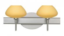 Besa Lighting 2SW-5410VM-LED-SN - Besa Wall Peri Satin Nickel Vanilla Matte 2x5W LED