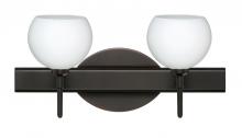 Besa Lighting 2SW-565807-LED-BR - Besa Wall Palla 5 Bronze Opal Matte 2x5W LED