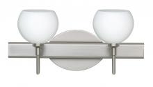 Besa Lighting 2SW-565807-LED-SN - Besa Wall Palla 5 Satin Nickel Opal Matte 2x5W LED