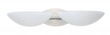 Besa Lighting 2WM-231807-LED-SN - Besa Wall Jamie Satin Nickel Opal Matte 2x5W LED