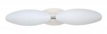 Besa Lighting 2WM-272707-LED-SN - Besa Wall Aero Satin Nickel Opal Matte 2x5W LED