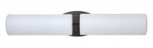 Besa Lighting 2WM-770107-LED-BR - Besa Wall Baaz Bronze Opal Matte 2x5W LED