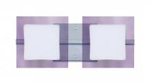 Besa Lighting 2WS-773591-CR - Besa Wall Alex Chrome Opal/Amethyst 2x50W G9